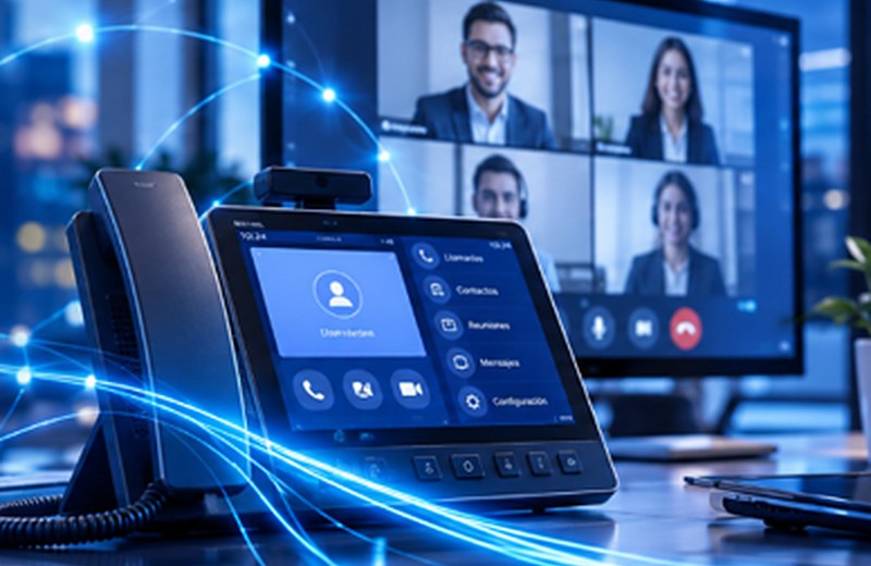 Teléfono IP y videoconferencia empresarial